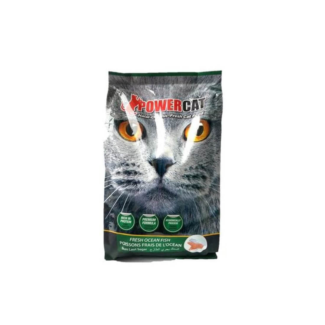 Power Cat Food Halal Organic Food Fresh Ocean Fish 500g